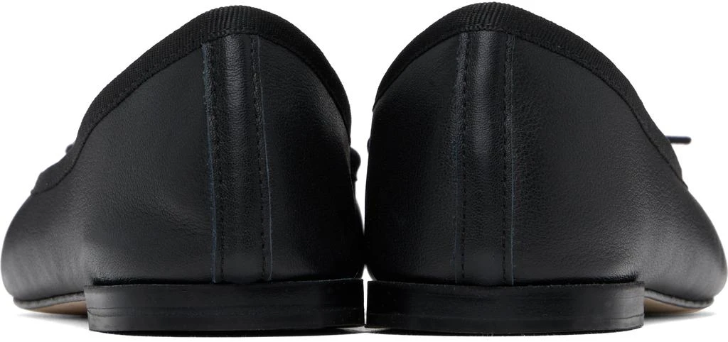 Repetto Black Flora Bi-Material Ballerina Flats 2