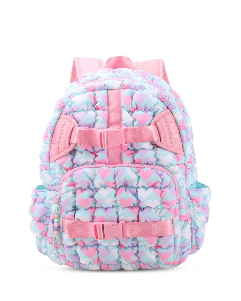 Webbed Heart Back Pack (New) Kawaii Heaven Heart-shaped Spider Web Print Student Backpack  main image 3