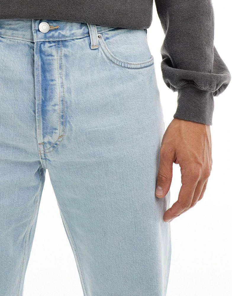 Weekday Weekday Klean straight fit jeans in opulent blue 4