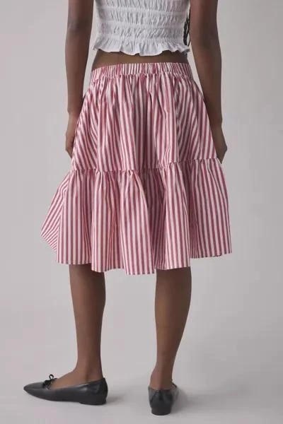 Kimchi Blue Kimchi Blue Malia Tiered Cotton Midi Skirt 4