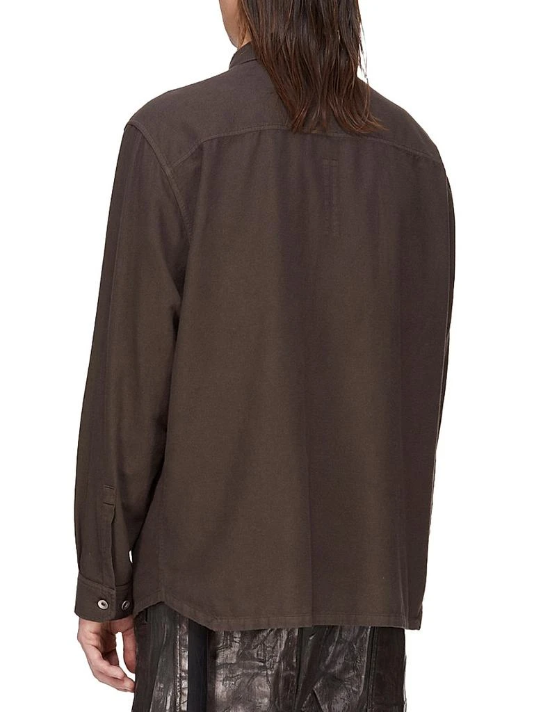 Rick Owens Camicia Cotton Relaxed-Fit Shirt 4