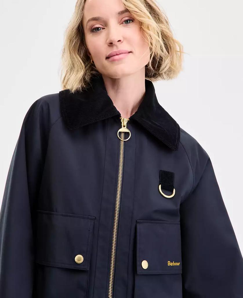 Shop Women's Nora Oversized-Collar Utility Jacket, Exclusively at