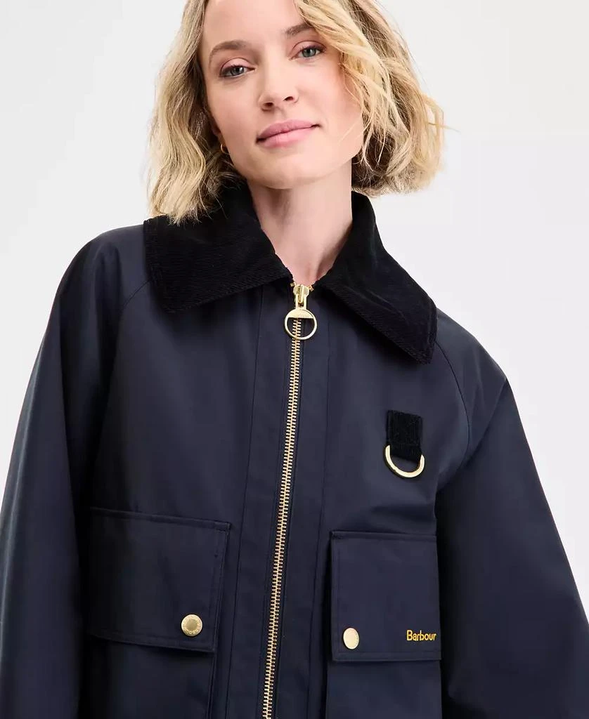 Barbour Women's Nora Oversized-Collar Utility Jacket, Exclusively at Macy's 3