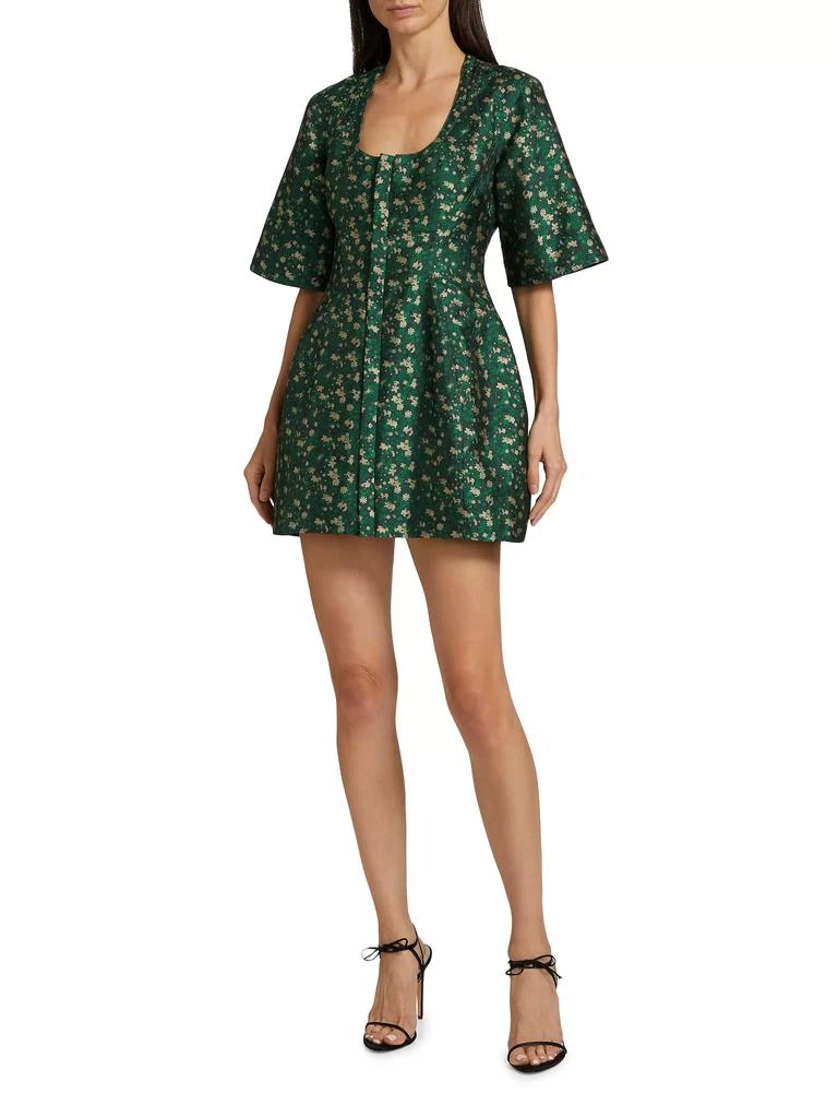 Rosie Assoulin Floral U-Turn Minidress 2