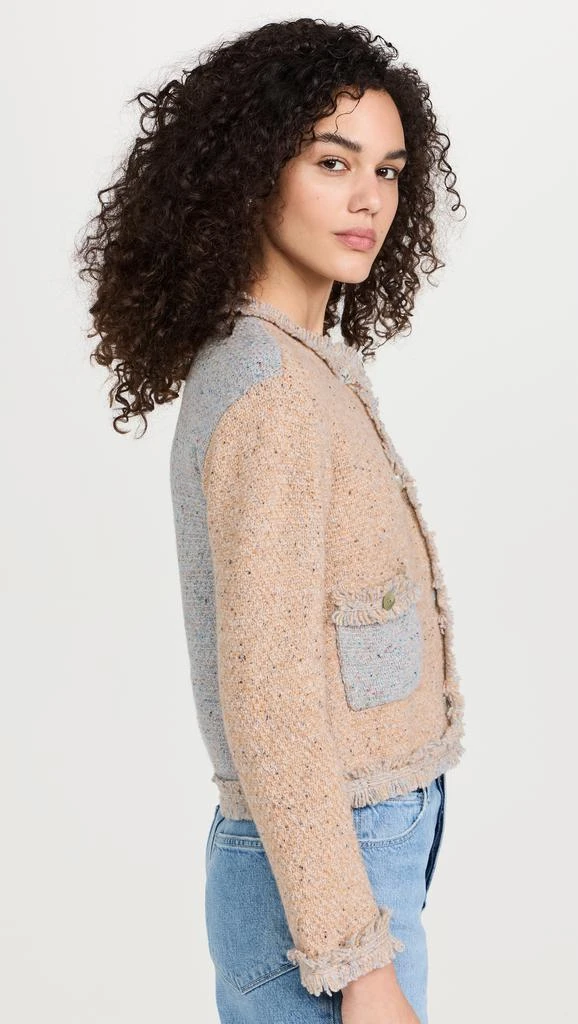 Lingua Franca Onassis Knit Tweed Jacket 3
