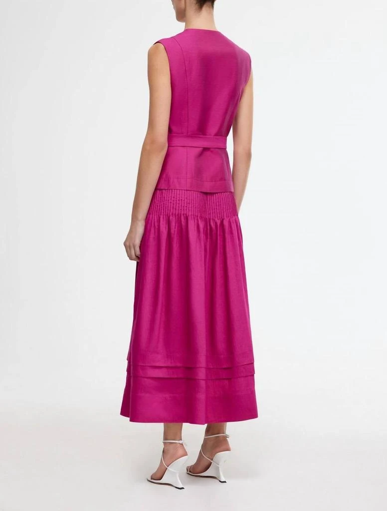 Acler Delaware Midi Dress In Plum 3