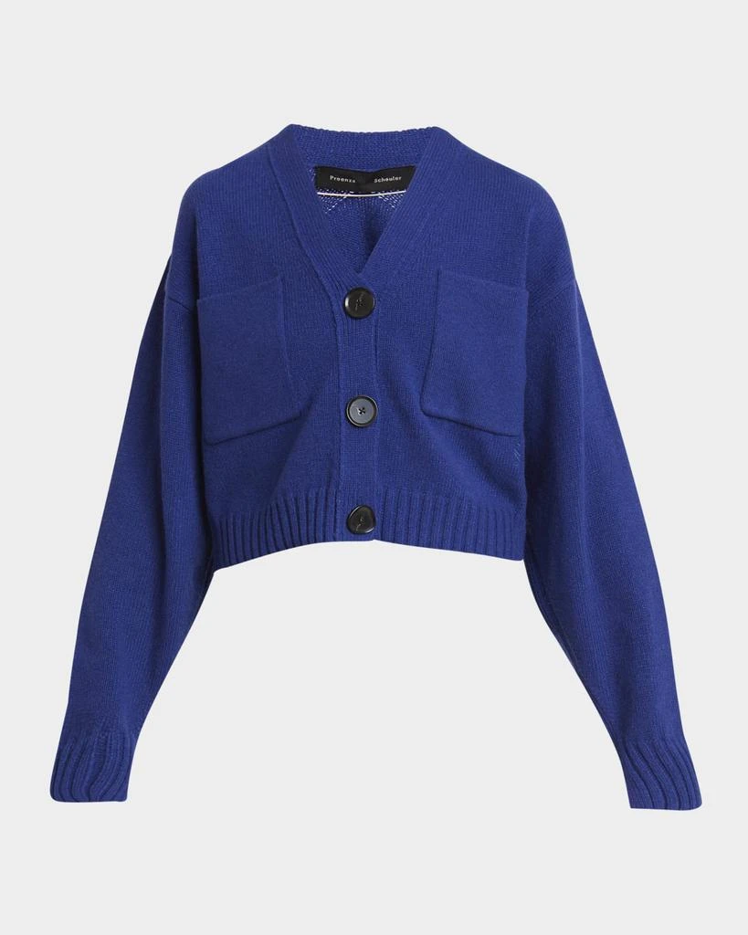 Proenza Schouler Sofia V-Neck Eco Cashmere Cardigan 1