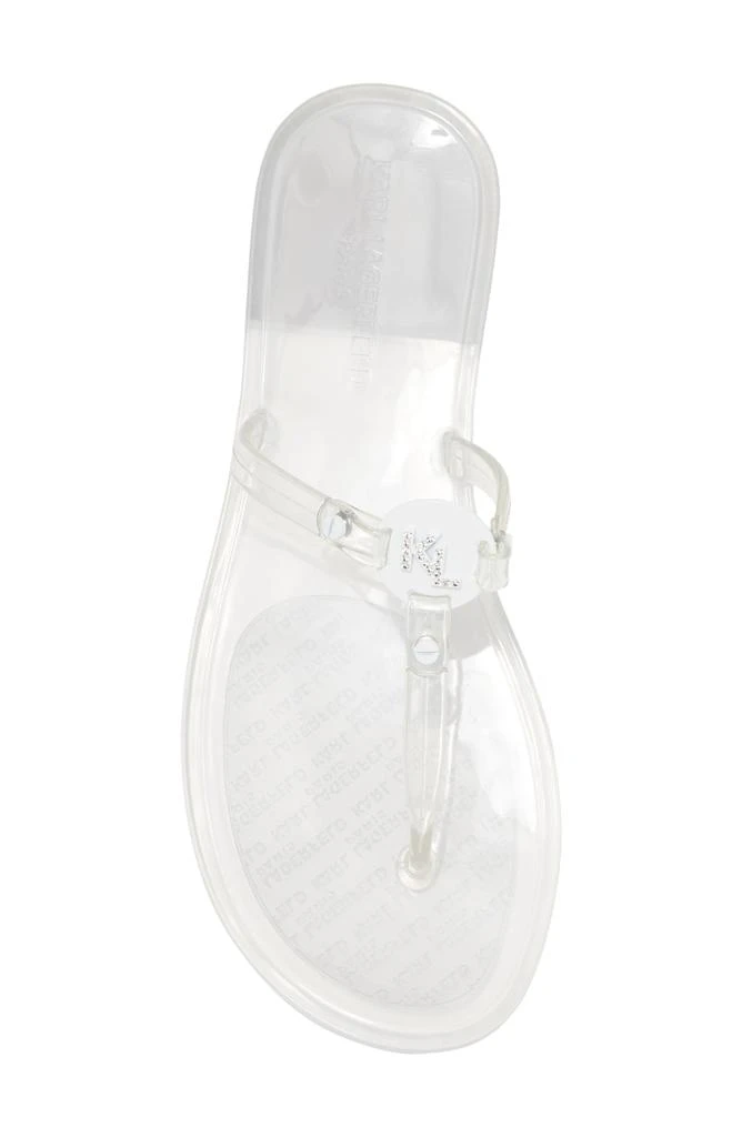 Karl Lagerfeld Paris Wylda Clear Sandal 4