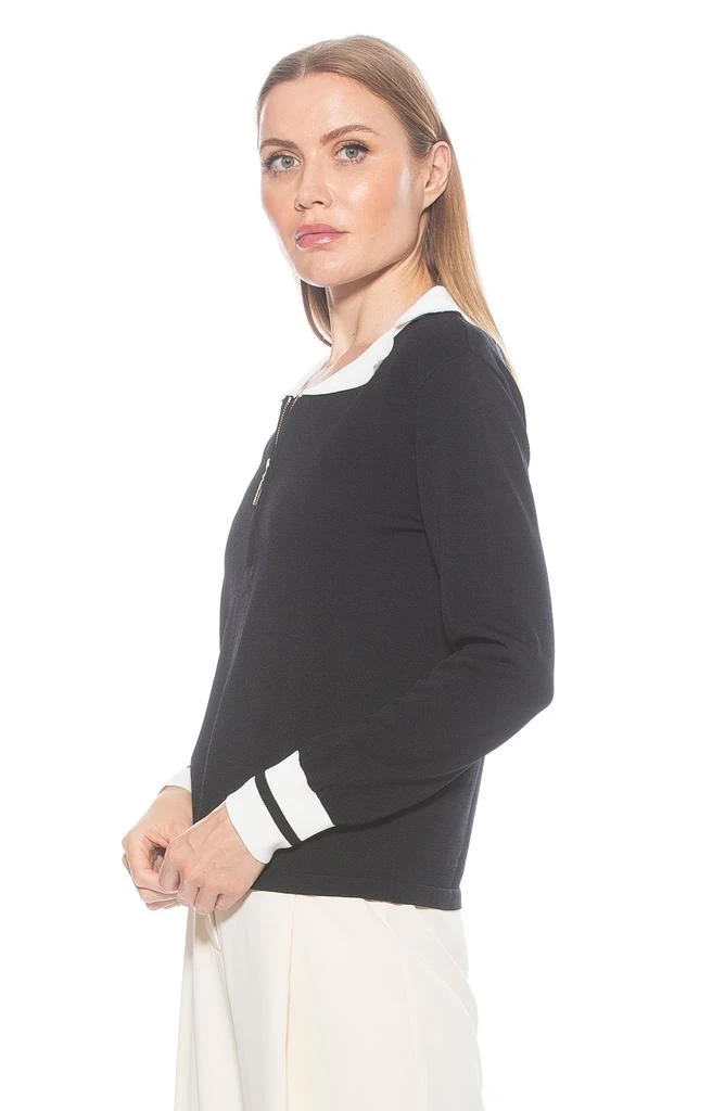 ALEXIA ADMOR Wyatt Long Sleeve Knit Sweater Top 4