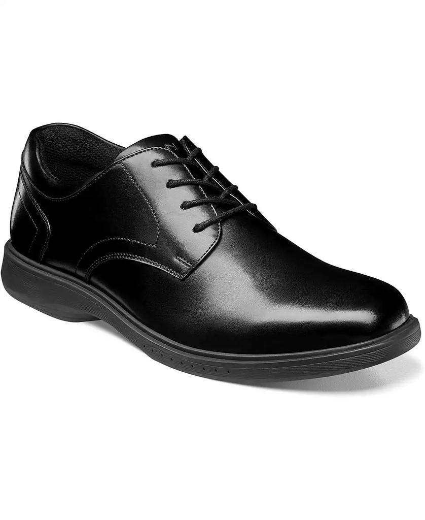 Nunn Bush Men's Kore Pro Plain Toe Oxford with Slip Resistant Comfort Technology