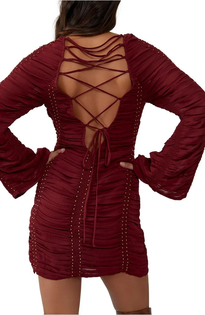 Free People Western Romance Long Sleeve Minidress 2