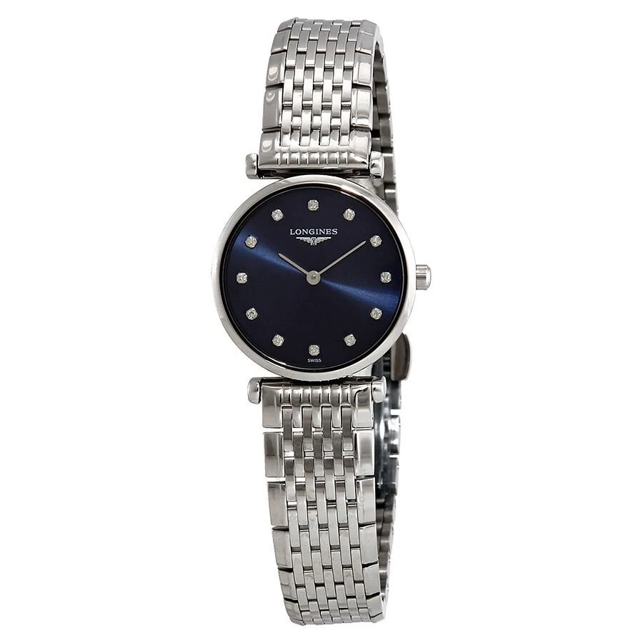 Longines La Grande Classique Blue Diamond Dial Ladies Watch L42094976 1