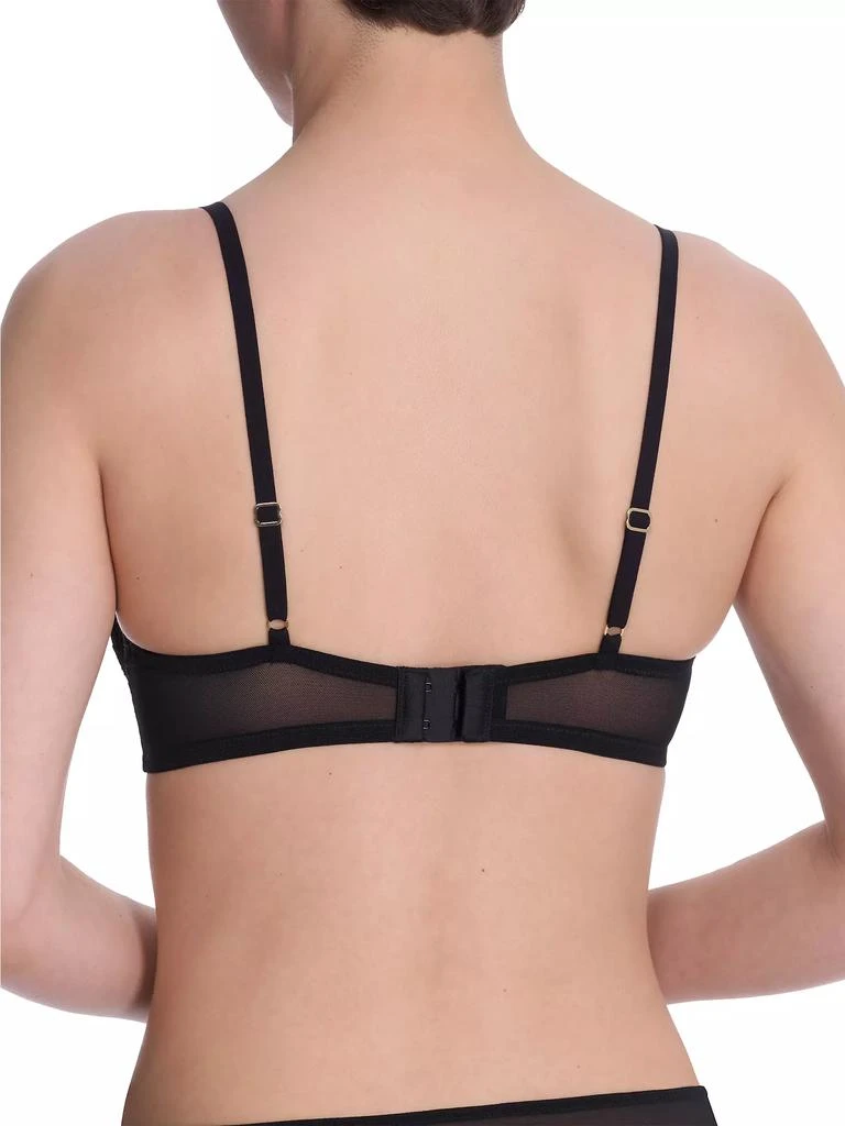 Natori Peony Lace Plunge Unlined Underwire Bra 3