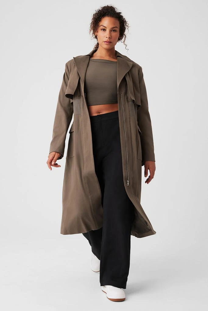 Alo Formation Trench Coat - Olive Tree 5
