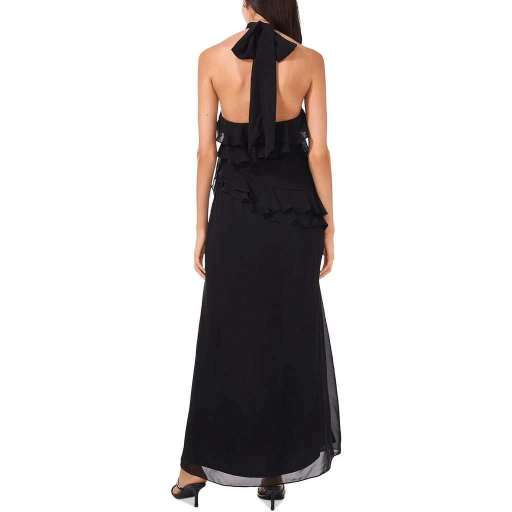 CeCe Womens Chiffon Halter Evening Dress 2