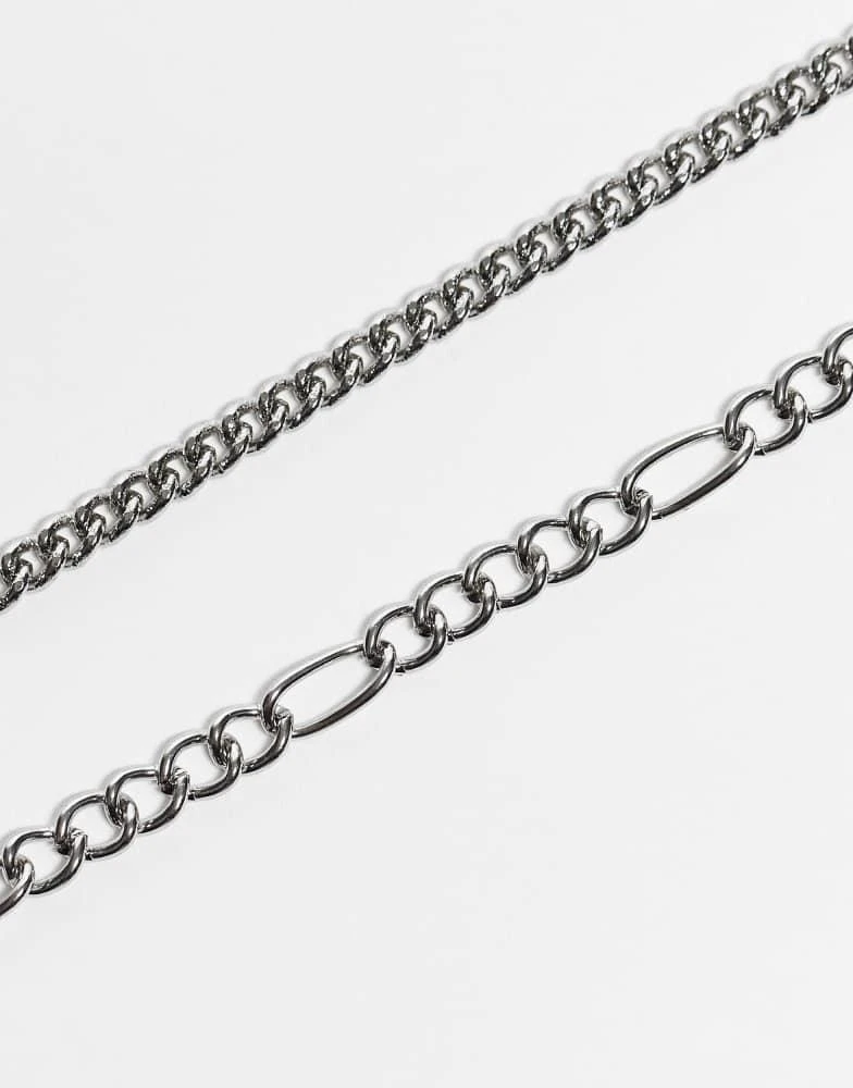 Shop Reclaimed Vintage unisex row necklace with green stone