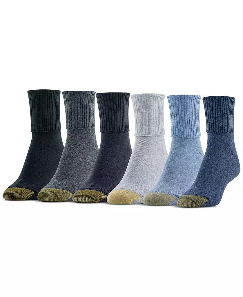 Gold Toe Women's 6-Pack Casual Turn Cuff Socks 2