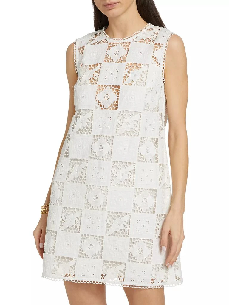 Sea Melia Patchwork Embroidered Shift Dress 3