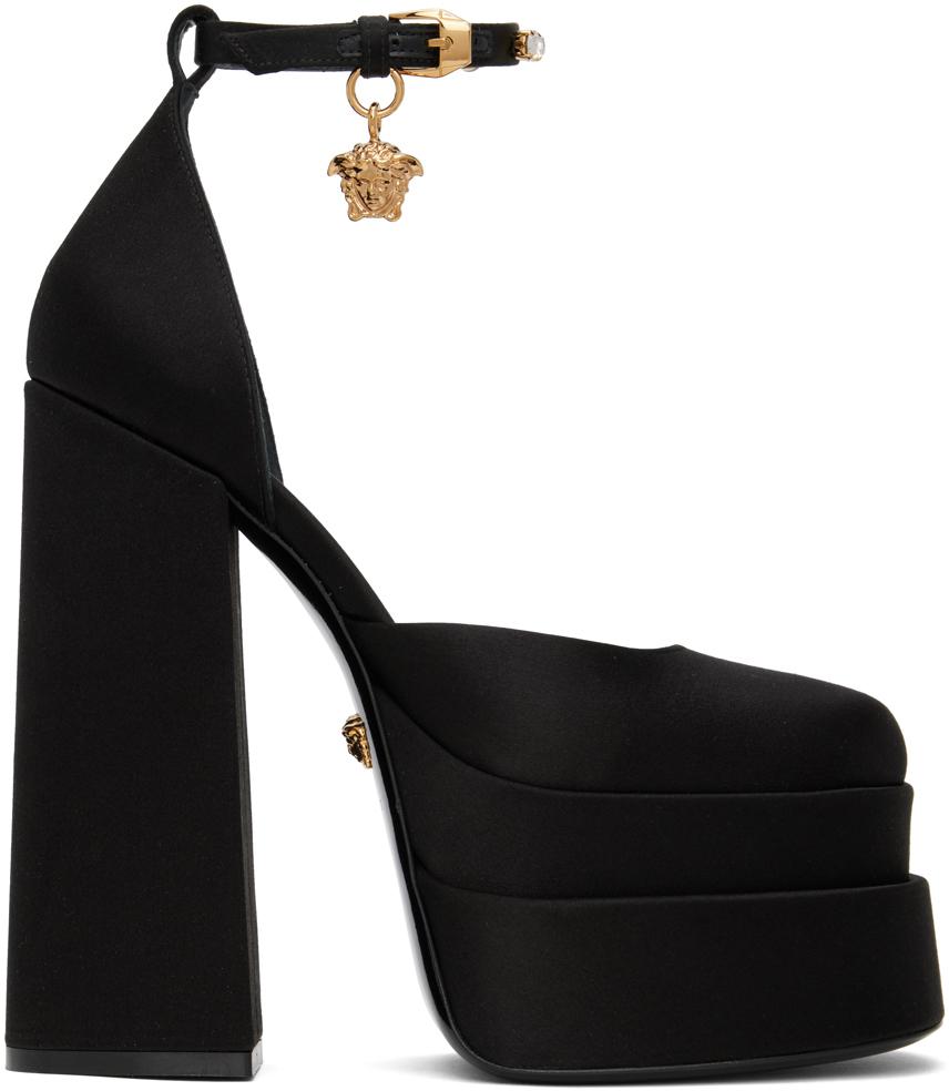 Versace Black Medusa Aevitas Heels