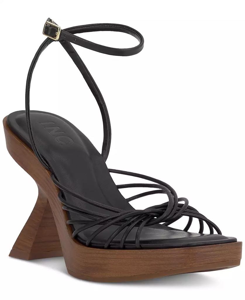 INC International Women's Rashel Sculptural Heel Dress Sandals, Exclusively at Macy's