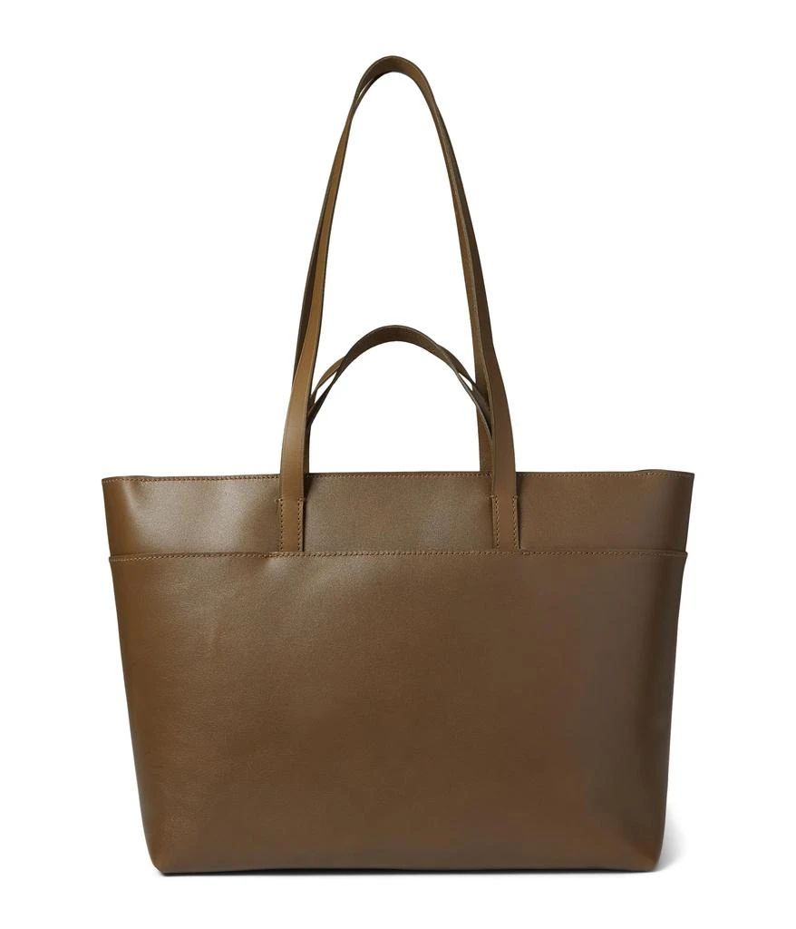 Madewell The Zip-Top Essential Tote in Leather 1