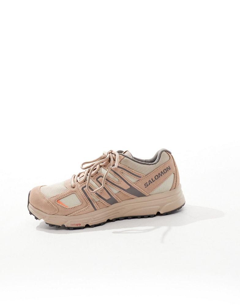 靴 SALOMON XMN 4 SUEDE XMN-4 Suede in Cement/Natural – SVRN