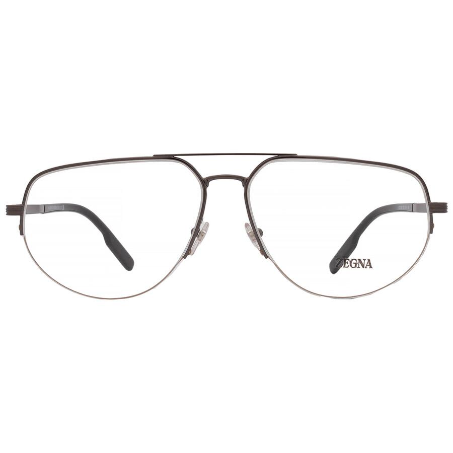 Ermenegildo Zegna Ermenegildo Zegna Demo Pilot Men
s Eyeglasses EZ5266 008 59