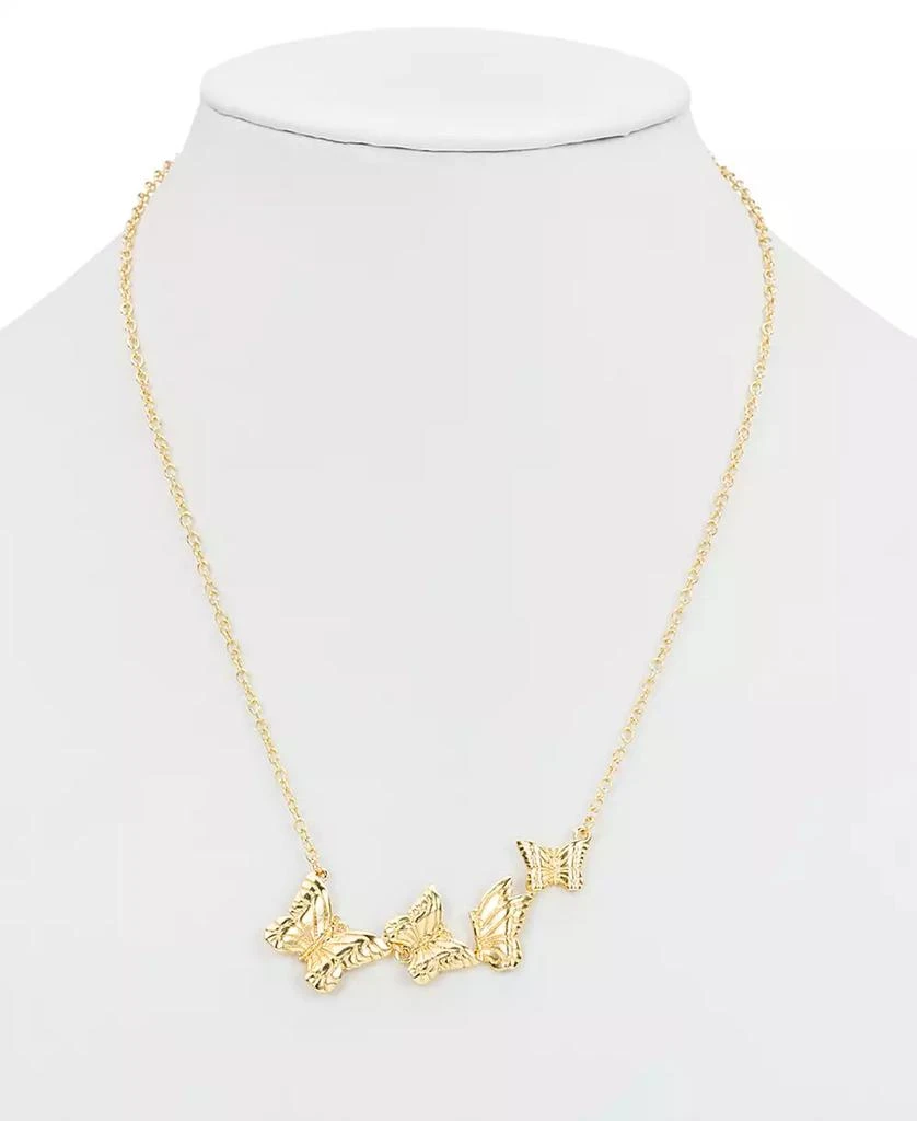 Patricia Nash Gold-Tone Multi-Butterfly Statement Necklace, 18" + 3" extender 3