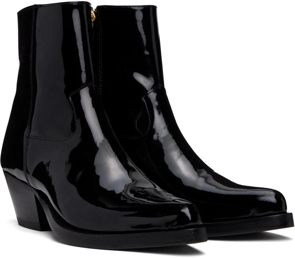 Ernest W. Baker Black Western Boots 4