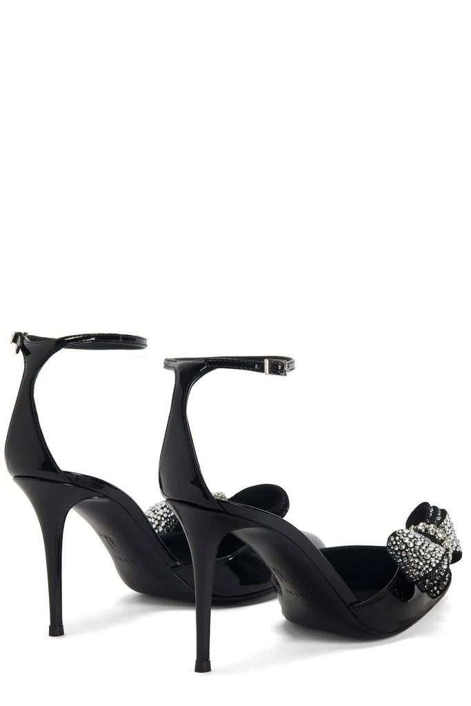 Giuseppe Zanotti Giuseppe Zanotti Mahrtina Bow Ankle-Strap Pumps 3