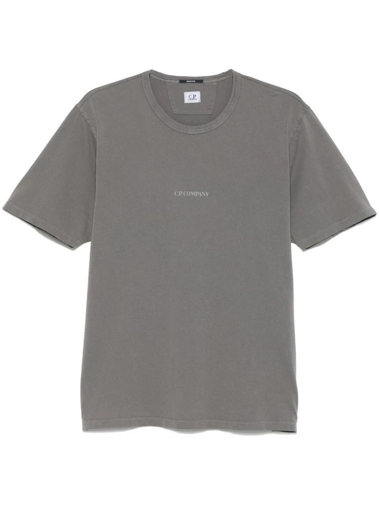 C.P. Company C.P. Company Grey T-Shirt In Cotton With Logo 1