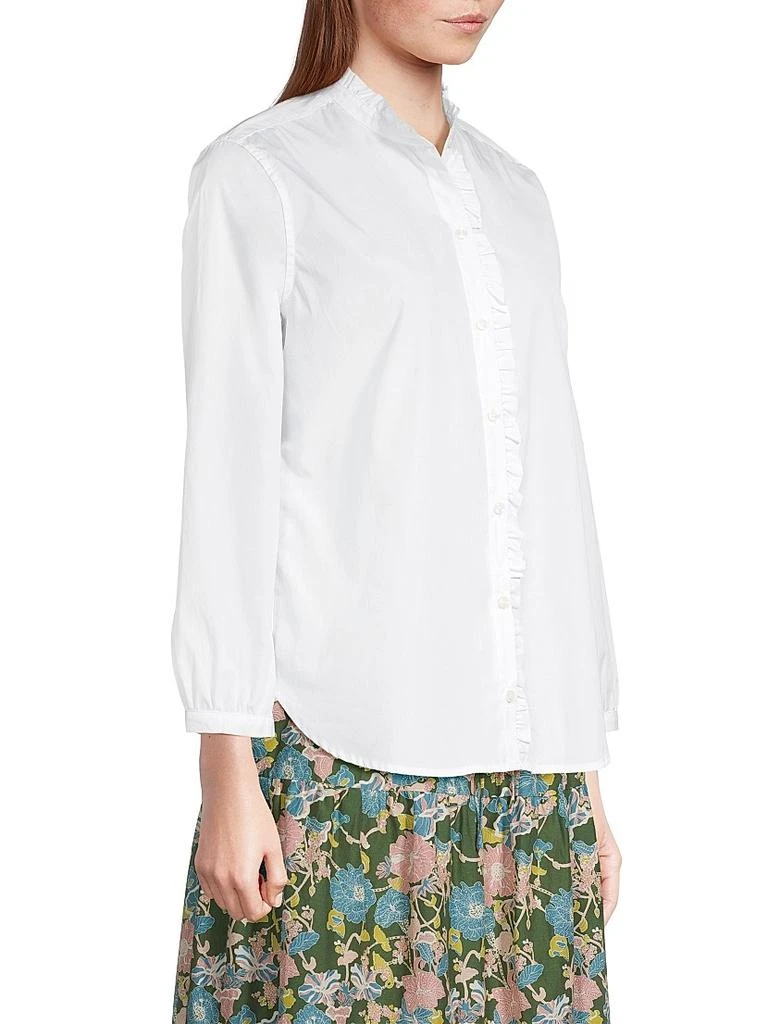 Birds of Paradis Henea Ruffled Cotton Shirt 4
