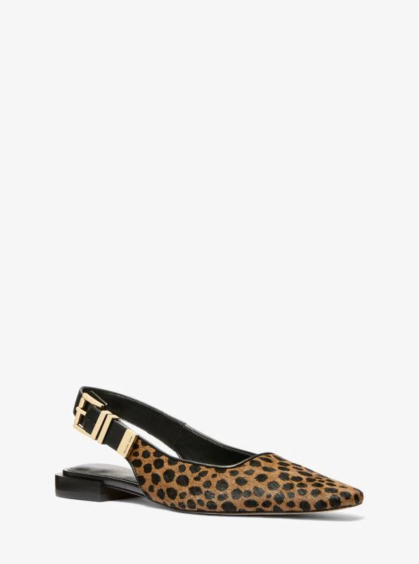 Michael Kors Darrington Cheetah Print Calf Hair Flat 1