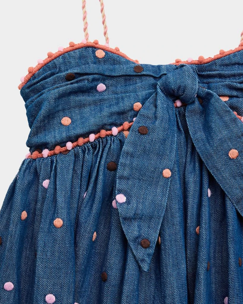 Zimmermann Girl
s Awaken Embroidered Denim Dress, Size 1-12 3