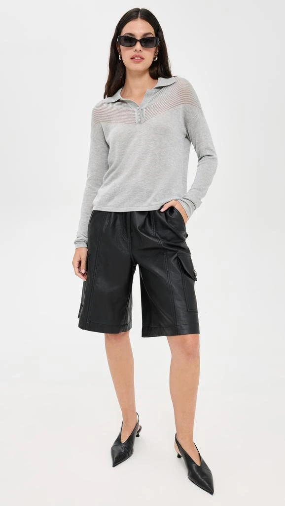 Proenza Schouler Nell Polo in Lightweight Cashmere 4