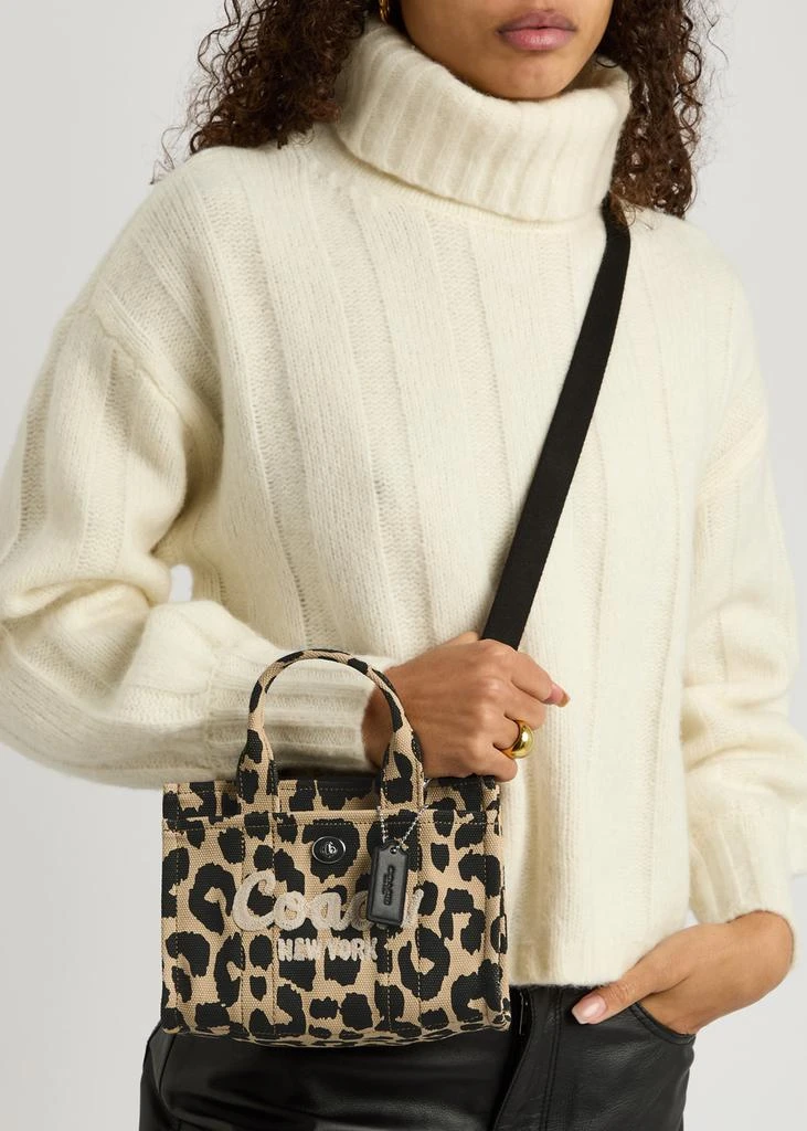 Coach Cargo 20 leopard-print canvas tote 5