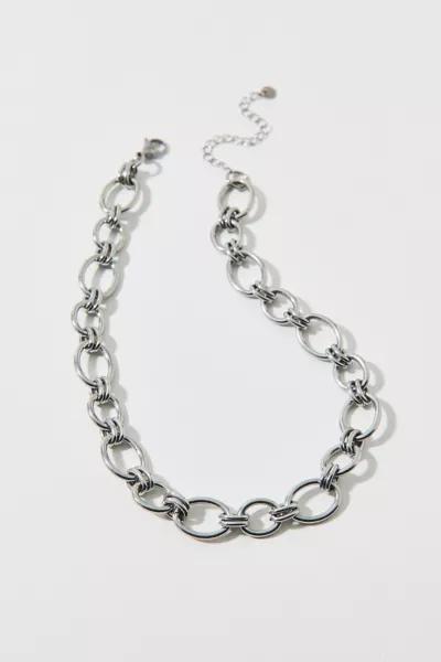 Urban Outfitters Stainless Steel Statement Chain Necklace