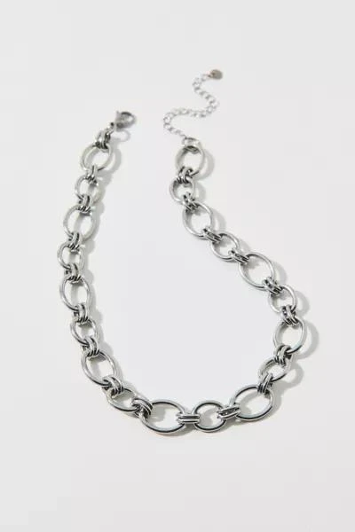 Urban Outfitters Stainless Steel Statement Chain Necklace 2