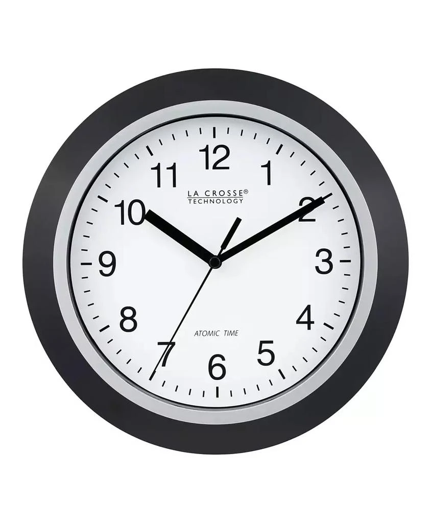 La Crosse Technology 10" Atomic Analog Classic Wall Clock