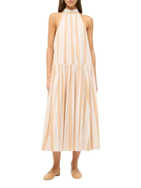 Staud Marlowe Striped Dress 1