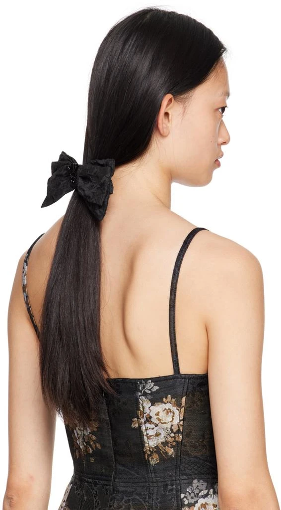 Erdem Black Crystal-Cut Barrette 3