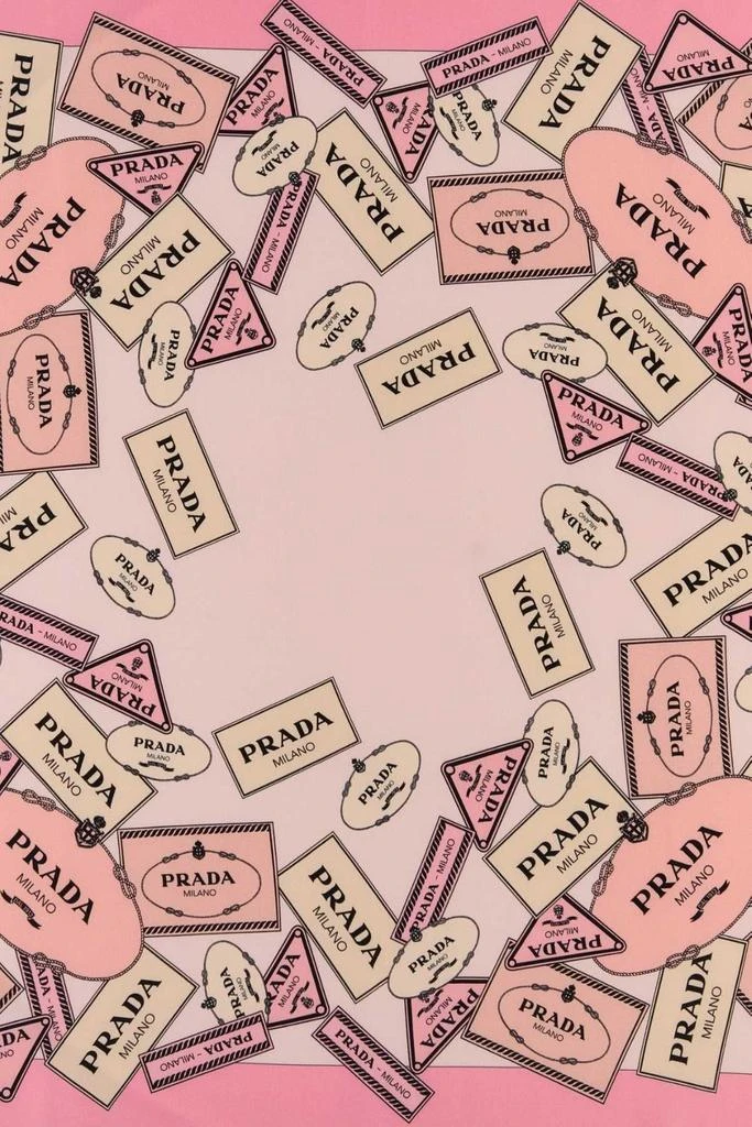 Prada Prada Pattern-Printed Twill Scarf 3