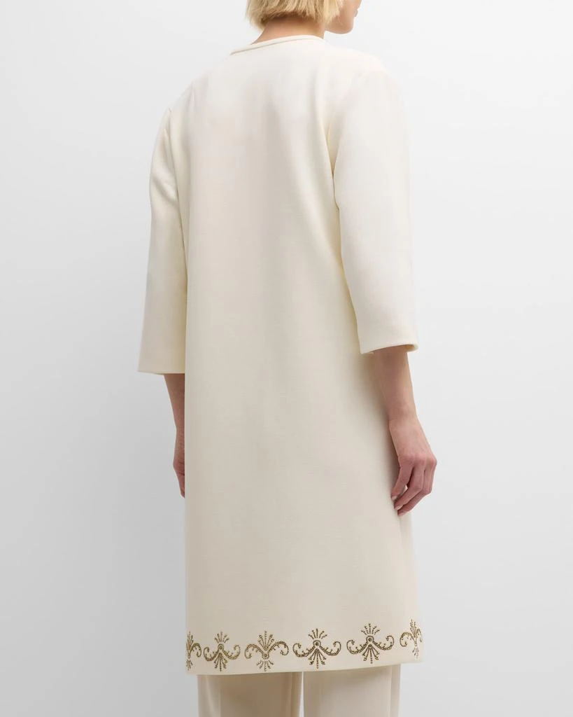Libertine Eisenhower Embellished Open Duster Coat 5
