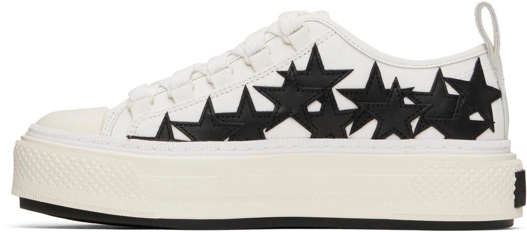AMIRI White & Black Stars Court Low Sneakers 3