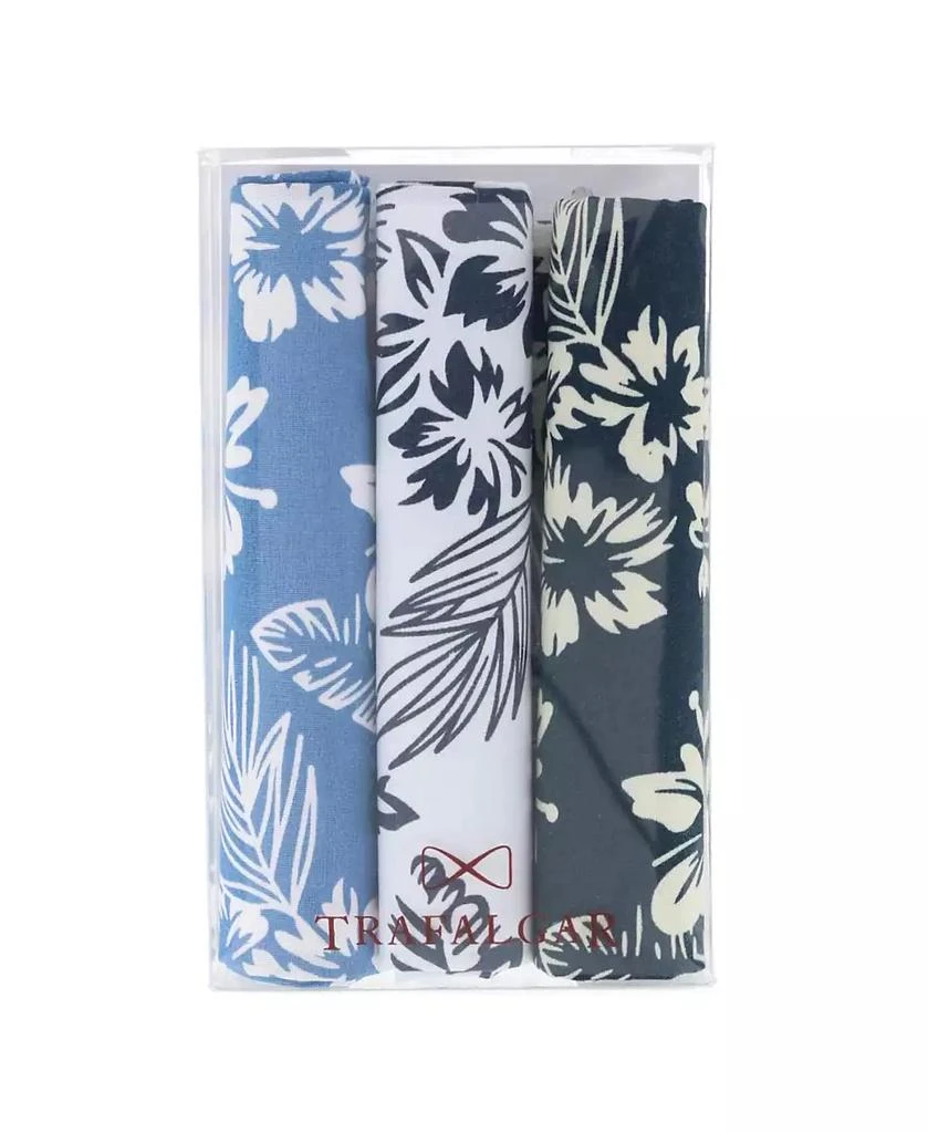 TRAFALGAR Men
s Mana Hawaiian Print Cotton Handkerchiefs (3 Pack) 4