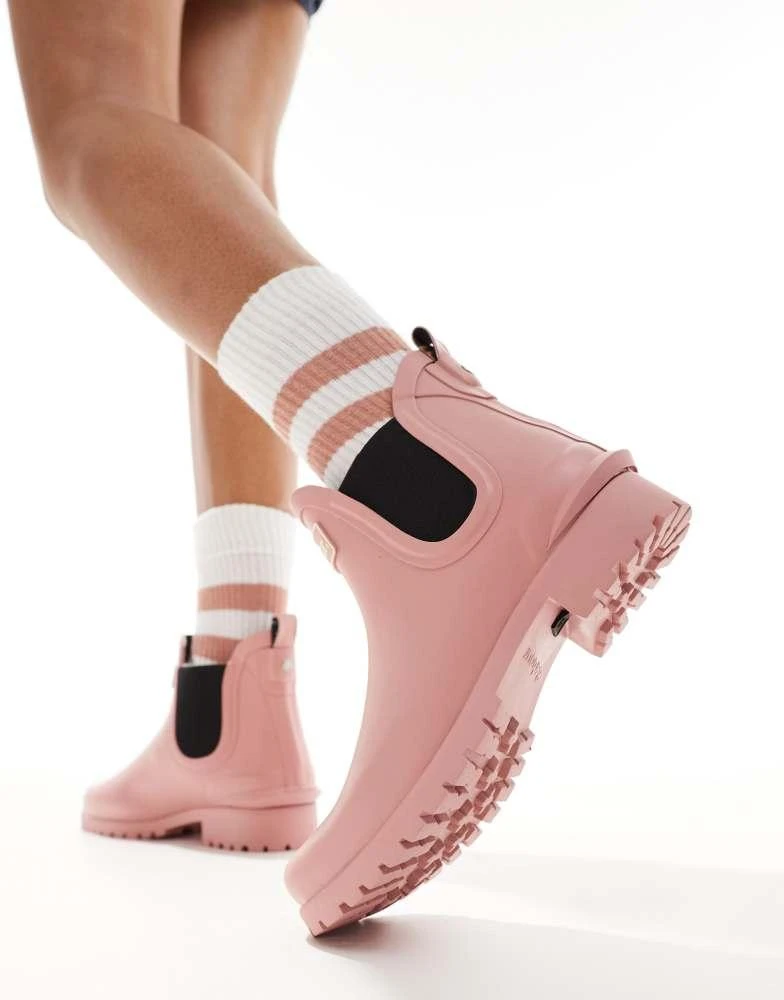 Barbour Barbour Wilton Chelsea wellington boot in pink 2