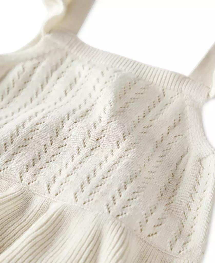 Carter's Baby Girls Organic Cotton Pointelle Romper, Exclusively at Macy's