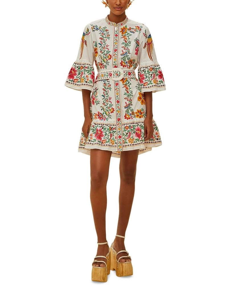 Farm Rio Delicate Forest Mini Dress 2
