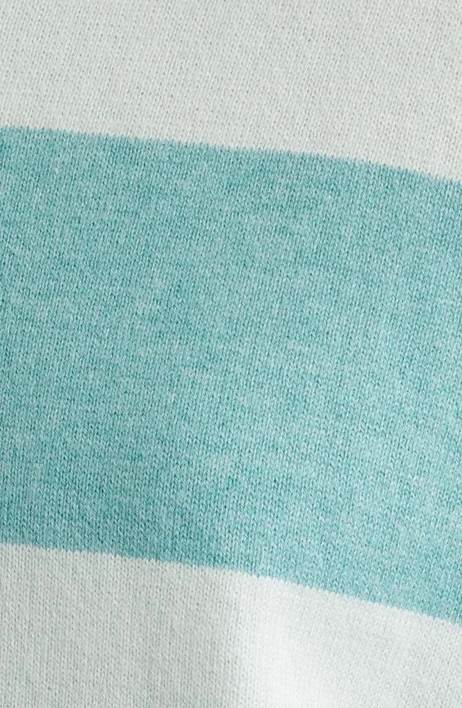 Wyeth Stripe Cotton 
Cashmere Polo Sweater 6