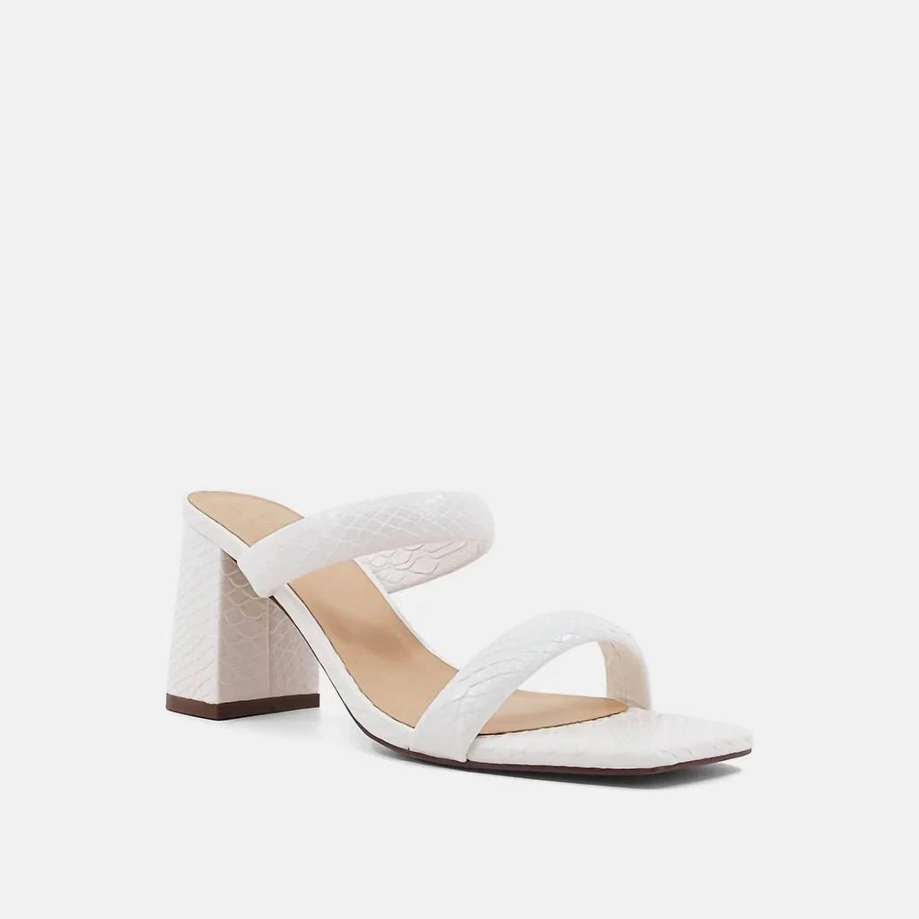 SHU SHOP Women's Farah Heels In Off White Snake 1